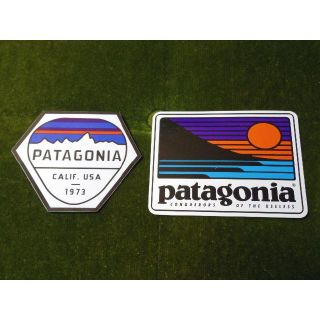 パタゴニア(patagonia)のお得な２枚set patagonia パタゴニア 定番+サンセット ステッカー(その他)