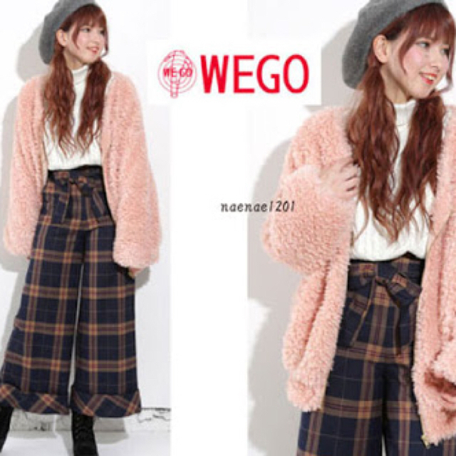 WEGO(ウィゴー)のどフラミンゴ系コート レディースのジャケット/アウター(その他)の商品写真