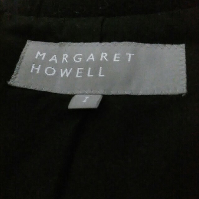 MARGARET HOWELL(マーガレットハウエル)のマーガレットハウエル　コート　黒　Ⅰ レディースのジャケット/アウター(ロングコート)の商品写真