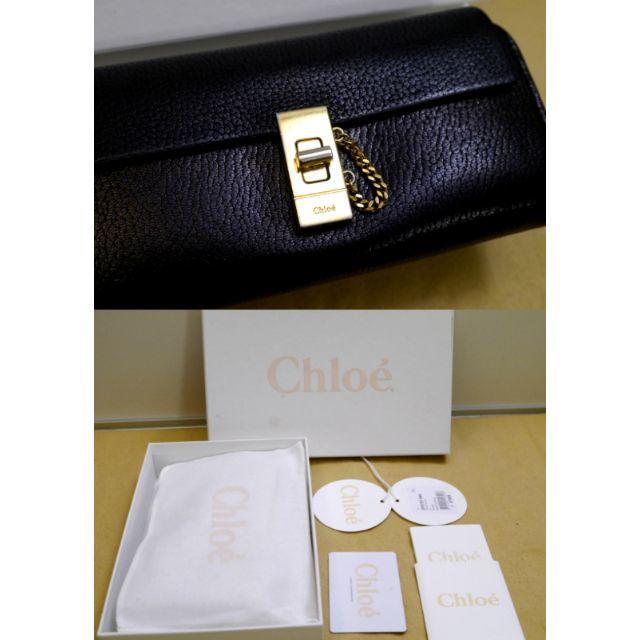 Chloe(クロエ)の2016◆Chloe クロエ DREW ドリュー ジュエルロック レザー 長財布 レディースのファッション小物(財布)の商品写真