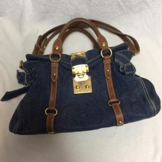 ミュウミュウ(miumiu)のお値下げしました♡miumiu デニムバッグ♡(ショルダーバッグ)