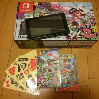 ニンテンドースイッチ(Nintendo Switch)の任天堂Switch & ソフト×2(家庭用ゲーム機本体)