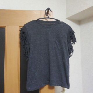 サカイ(sacai)のsacaiグレーシャツ(Tシャツ(半袖/袖なし))