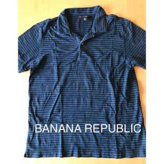 バナナリパブリック(Banana Republic)のBANANA REPUBLIC バナリパ ポロシャツ 半袖 Tシャツ ネイビー(ポロシャツ)