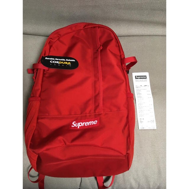 Supreme Backpack 18ss Red