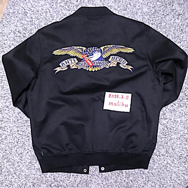 Supreme(シュプリーム)のsupreme antihero bomber jacket サイズ S メンズのジャケット/アウター(ブルゾン)の商品写真