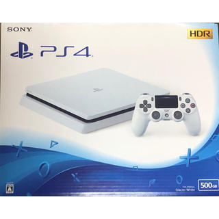 プレイステーション4(PlayStation4)のPS4 グレイシャー・ホワイト 500GB CUH-2100AB02(家庭用ゲーム機本体)