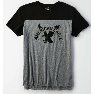 アメリカンイーグル(American Eagle)の新品 送料無料 2018SS アメリカンイーグル ロゴプリントT サイズ XS (Tシャツ/カットソー(半袖/袖なし))