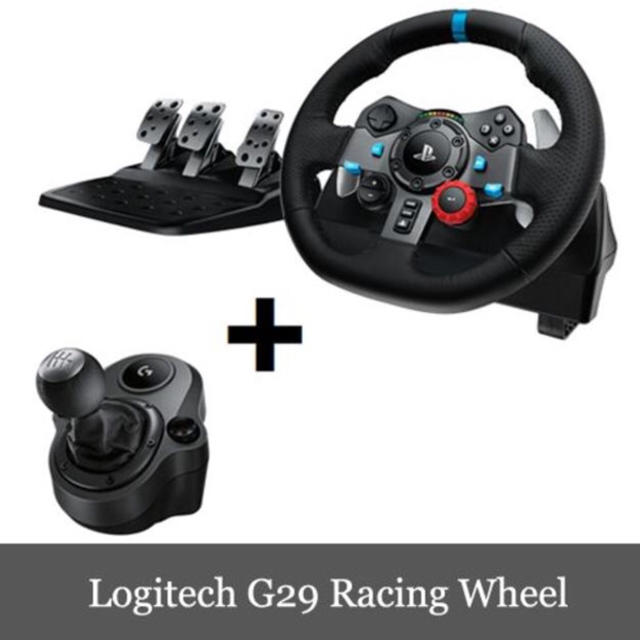 Logitech G29 Shifter付き レーシング ホイール