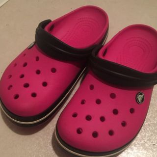 クロックス(crocs)のcrocs ピンク(サンダル)