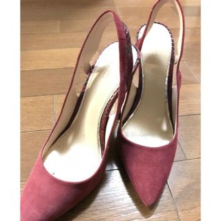 ザラ(ZARA)のZARA パンプス えんじ色 37(ハイヒール/パンプス)