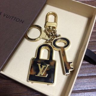 ルイヴィトン(LOUIS VUITTON)のルイヴィトン べっ甲キーリング(キーホルダー)