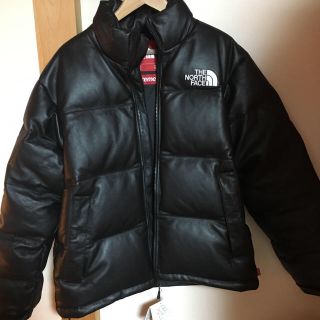 シュプリーム(Supreme)のsupreme north face leather nuptse(ダウンジャケット)