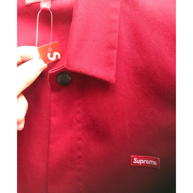 Sサイズ supreme shop jacket 赤 レッド red