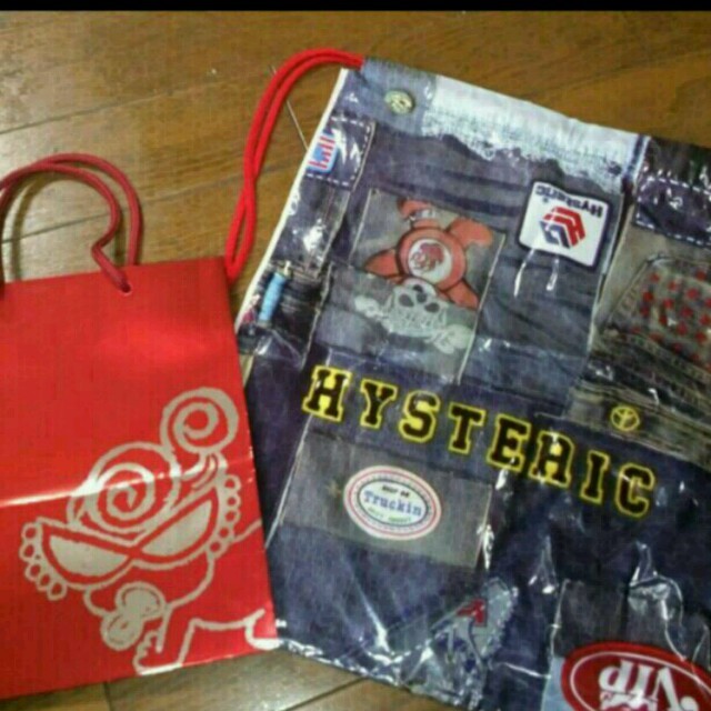 HYSTERIC MINI(ヒステリックミニ)の3枚セット ヒスグラヒスミニSHOP袋 レディースのバッグ(ショップ袋)の商品写真