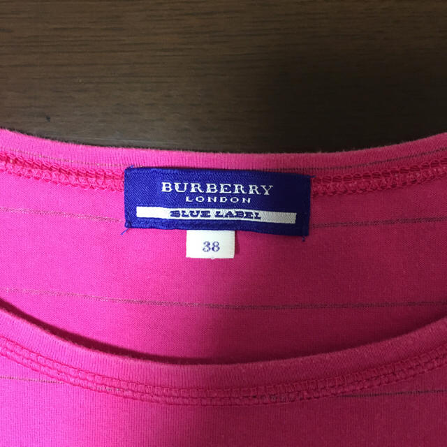 BURBERRY BLUE LABEL(バーバリーブルーレーベル)のバーバリーブラックレーベル 半袖 パスリーブ レディースのトップス(Tシャツ(半袖/袖なし))の商品写真