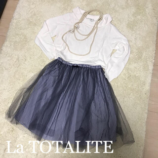 ラトータリテ(La TOTALITE)の【TOTALITE】新品 後ろリボンニット (ニット/セーター)