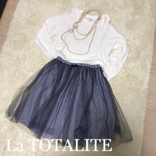 ラトータリテ(La TOTALITE)の【TOTALITE】新品 後ろリボンニット (ニット/セーター)