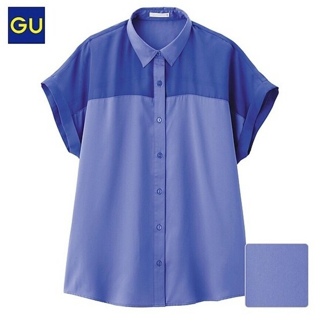GU(ジーユー)のg.u エアリーブラウス レディースのトップス(シャツ/ブラウス(半袖/袖なし))の商品写真