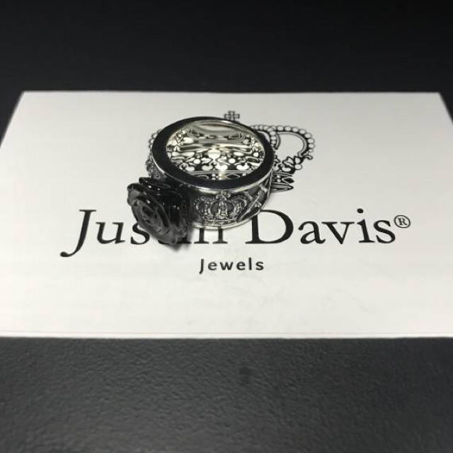 Justin Davis(ジャスティンデイビス)の益若つばさ着用◆新品◆JUSTIN DAVIS◆薔薇リング◆9号◆廃盤◆クロム レディースのアクセサリー(リング(指輪))の商品写真