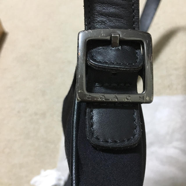 COACH‼️美品ヴィンテージ(^^)BLACKレザー大き目ショルダー‼️