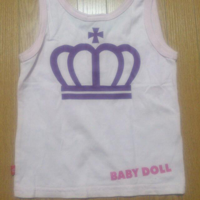 BABYDOLL(ベビードール)のBABY DOLL タンクトップ８０cm レディースのトップス(Tシャツ(半袖/袖なし))の商品写真