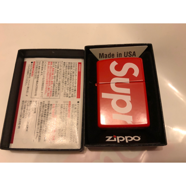 Supreme Logo Zippo シュプリーム ジッポ ライター - タバコグッズ