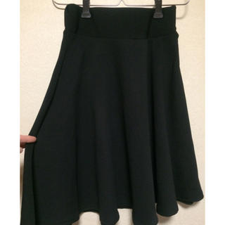 大人気♡ フレアスカート♡ ブラック♡(ひざ丈スカート)