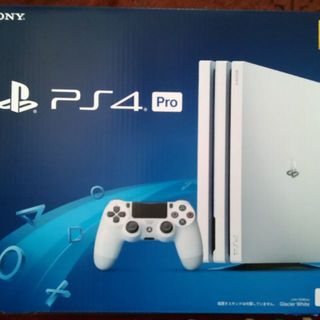 プレイステーション4(PlayStation4)の限定色 PS4 Pro Glacier White グレイシャーホワイト(家庭用ゲーム機本体)