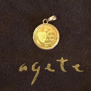 agete - 希少☆agete20周年限定K24コインチャーム‼︎の通販 by