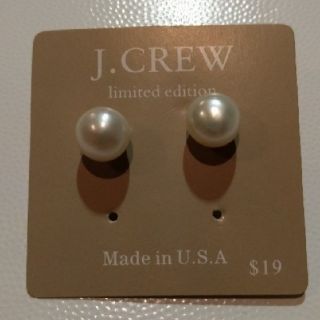 ジェイクルー(J.Crew)のJ.CREW（ジェイクルー）パール　ピアス　真珠　大坂なおみ(ピアス)