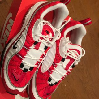 ナイキ(NIKE)のWMNS NIKE air max 98 RED (スニーカー)