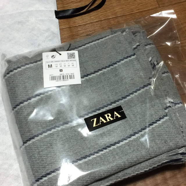 Zara ザラ Zara マフラー メンズ プレゼント包装済みの通販 By G Z Shop ザラならラクマ