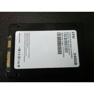 2.5インチ　SSD 240GB　CFD製(PCパーツ)