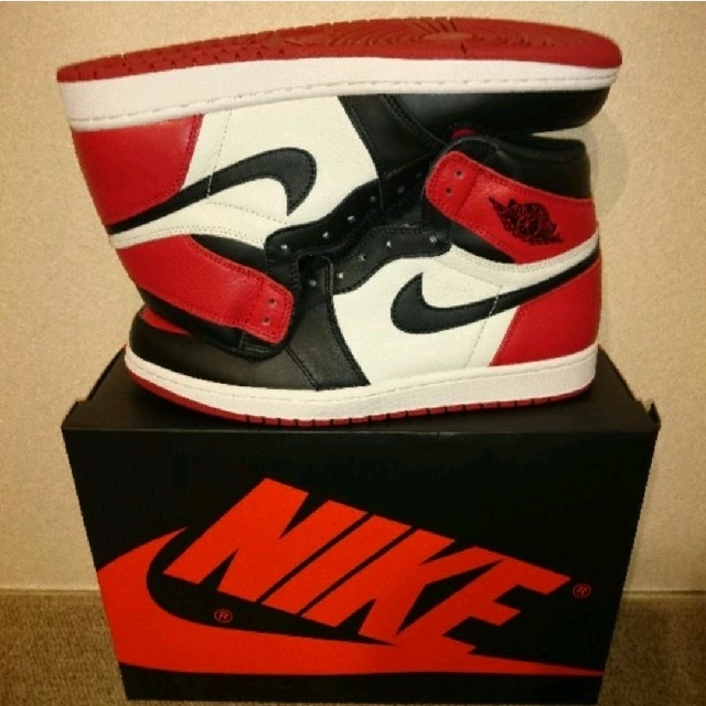 NIKE(ナイキ)のAIR JORDAN1 RETRO HIGH OG BRED TOE メンズの靴/シューズ(スニーカー)の商品写真