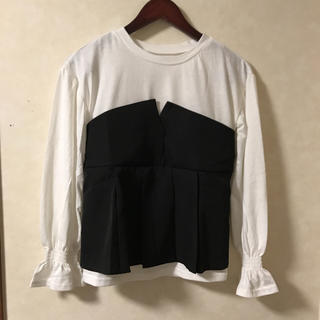 ビスチェ風ドッキングトップス(Tシャツ(半袖/袖なし))
