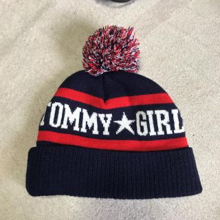 トミーガール(tommy girl)のTOMMYGIRL　tommygirl　トミーガール　ニット帽(ニット帽/ビーニー)