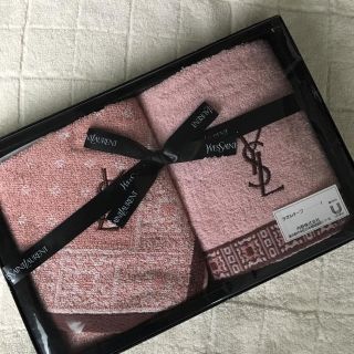 サンローラン(Saint Laurent)の【新品】イヴサンローラン タオルハンカチ２枚(ハンカチ)