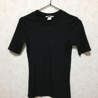 エイチアンドエム(H&M)のH&M 半袖リブTシャツ(Tシャツ(半袖/袖なし))