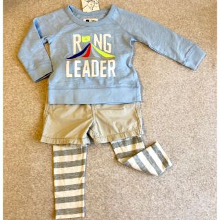 ベビーギャップ(babyGAP)の新品未使用 ギャップ GAP 長袖スウェット 水色 1才 2才 18m 24m(ジャケット/上着)