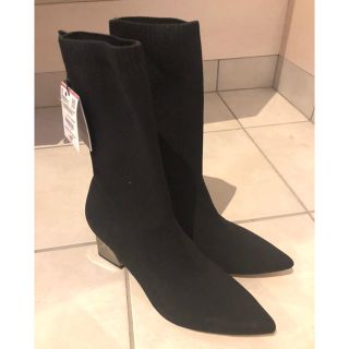 Balenciaga シューズ Noir Rib-Knit Tall Boots 靴 レディース 送料無料 ブーツ