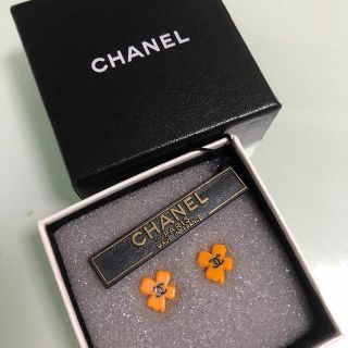 シャネル(CHANEL)のモカ様専用♡CHANELシャネル クローバーピアス  正規品(ピアス)