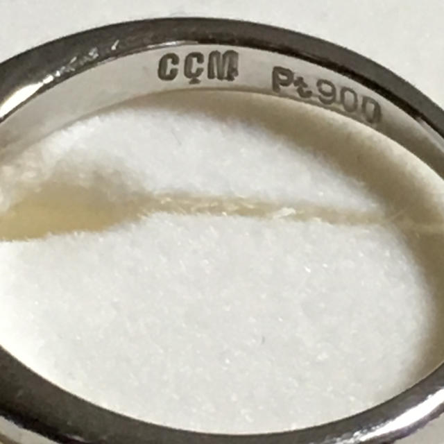 COMME CA DU MODE(コムサデモード)のpt900  コムサデモードシャリテ アイスブルーダイヤモンドリング レディースのアクセサリー(リング(指輪))の商品写真