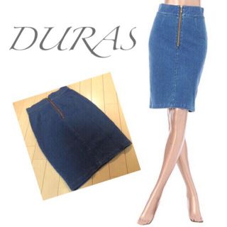 デュラス(DURAS)の＊DURAS＊新品デニムスカート(ひざ丈スカート)