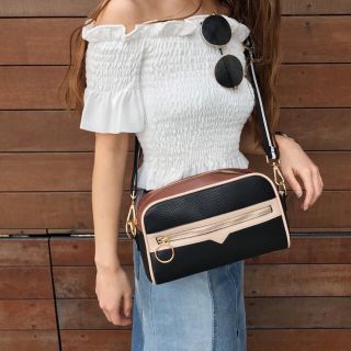 アンビー(ENVYM)のENVYM PYTHON SQUARE BAG ノベルティ(ショルダーバッグ)