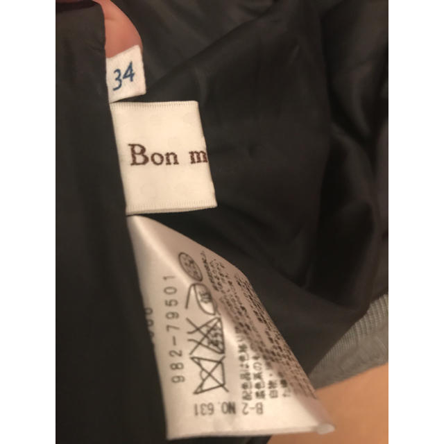 Bon mercerie(ボンメルスリー)のanatelierリボンチェックスカート レディースのスカート(ひざ丈スカート)の商品写真