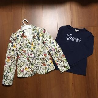 グッチ(Gucci)のちあま様 専用 美品 グッチ キッズ サイズ8 2点セット(ジャケット/上着)