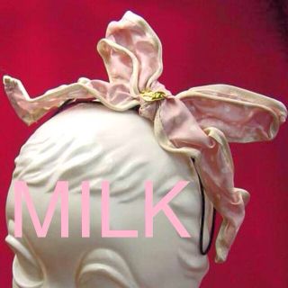 ミルク(MILK)のMILKドットリボンカチューシャ ミルク(カチューシャ)