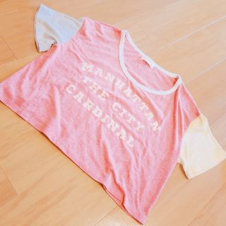 ダブルクローゼット(w closet)のw closet*ラグランショート丈Tシャツ*送料込(Tシャツ(半袖/袖なし))