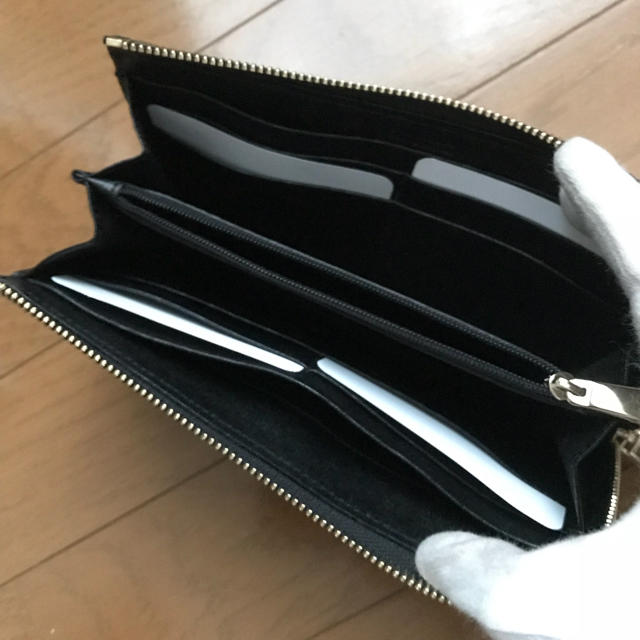 あります フルラ 長財布 黒 5voCL-m80892852502 美品 furla ポケット